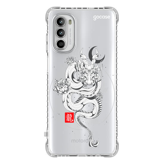 Capinha para celular  Chinese Dragon Bloom