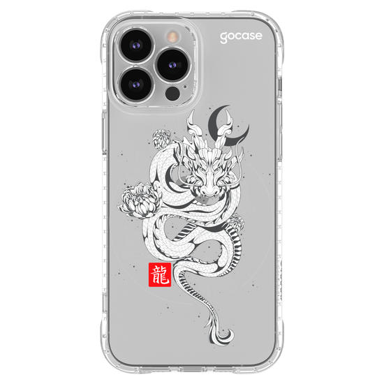 Capinha para celular  Chinese Dragon Bloom