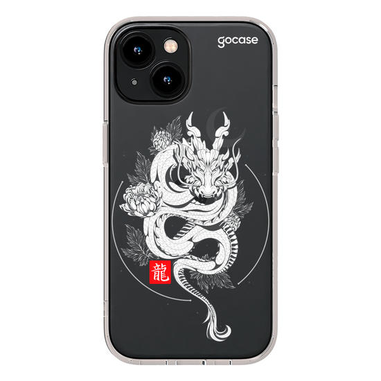 Capinha para celular  Chinese Dragon Bloom