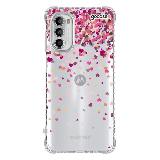 Capinha para celular Chuva de Corações Manuscrita 