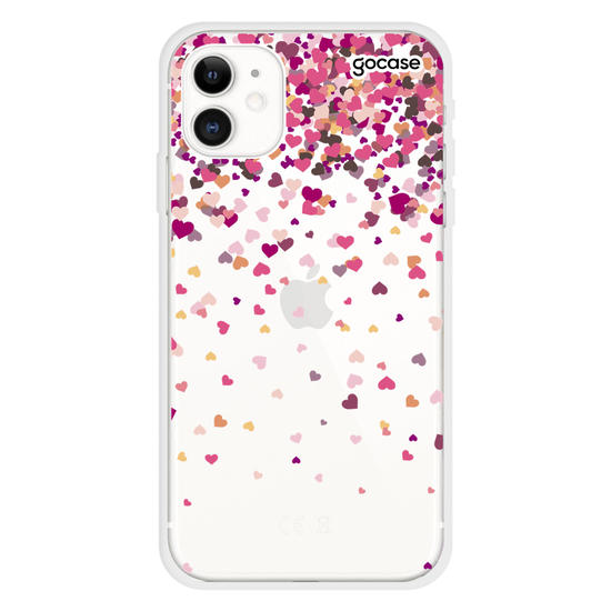 Rain of Hearts Handwritten Phone Case