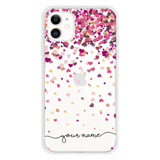 Rain of Hearts Handwritten Phone Case