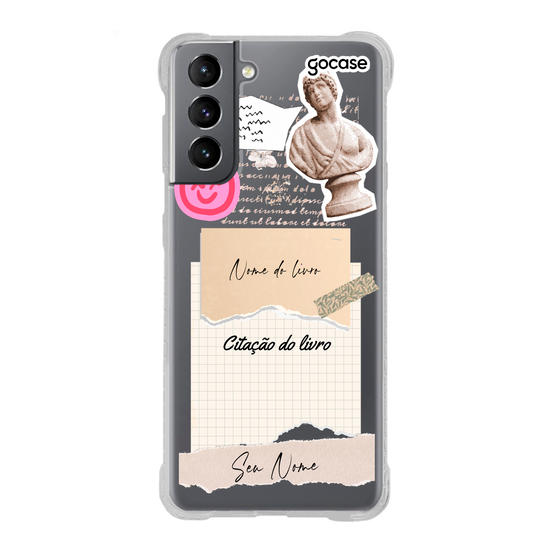 Capinha para celular Citação do seu Livro favorito
