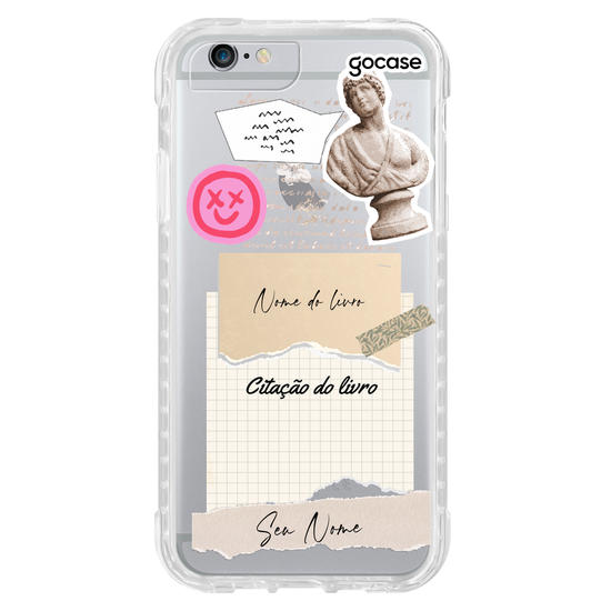 Capinha para celular Citação do seu Livro favorito