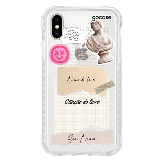 Capinha para celular Citação do seu Livro favorito