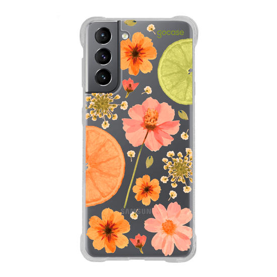 Capinha para celular  Flores do Verão Citrus