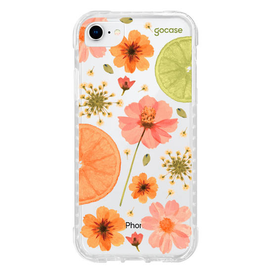 Capinha para celular  Flores do Verão Citrus