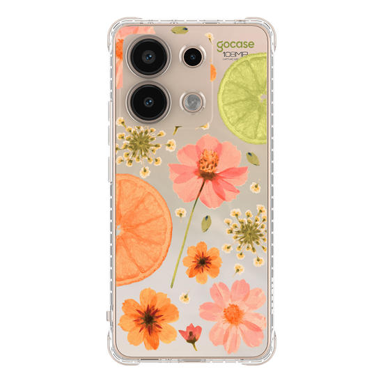 Capinha para celular  Flores do Verão Citrus