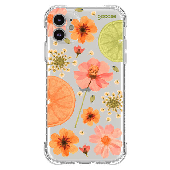 Capinha para celular  Flores do Verão Citrus