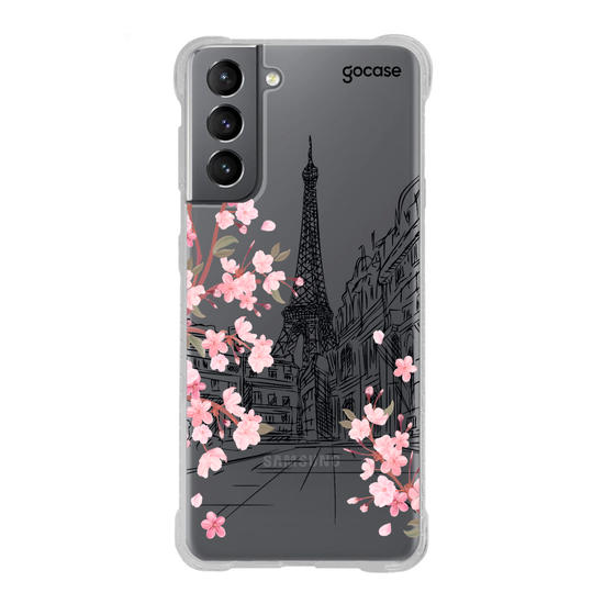 Capinha para celular City and Flowers