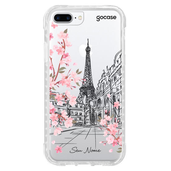 Capinha para celular City and Flowers