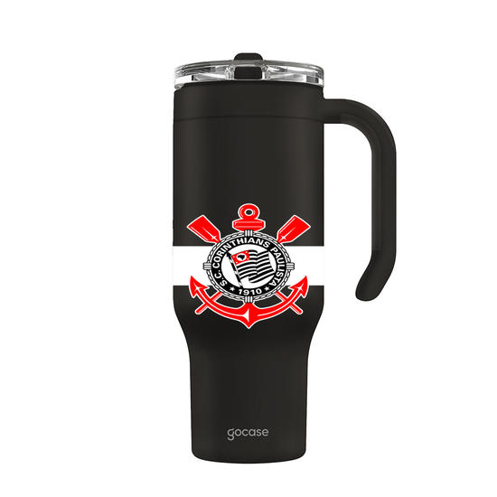 Copo Térmico Life + Ebook - Corinthians - Uniforme 2 2025