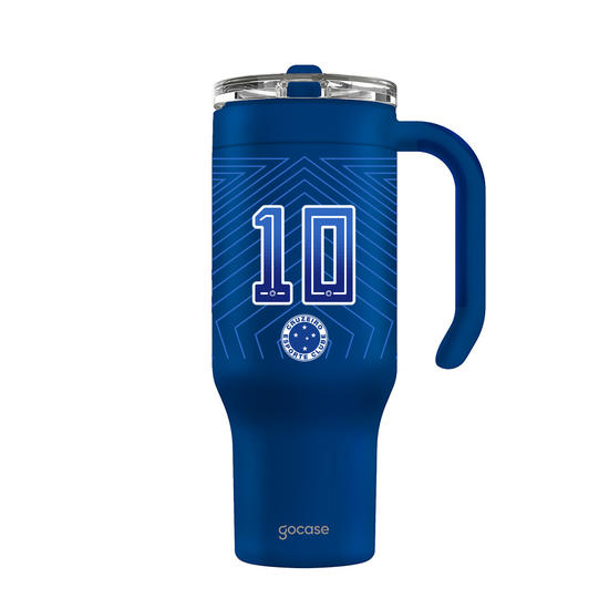  Copo Térmico Life + Ebook - Cruzeiro - Uniforme 1 2025 P