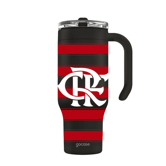 Copo Térmico Life + Ebook -  Flamengo Uniforme 1 2025
