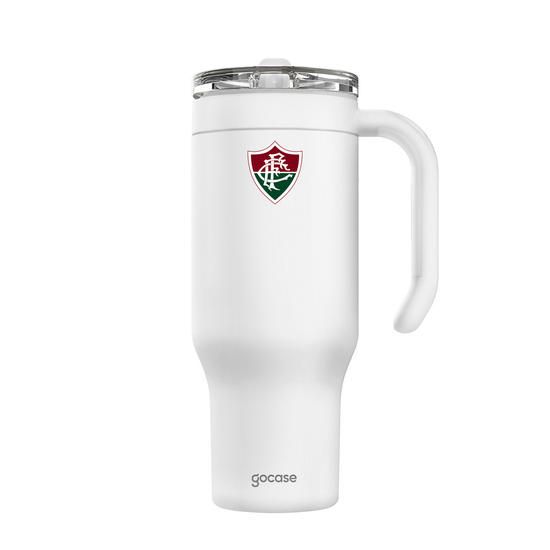 Copo Térmico Life + Ebook - Fluminense