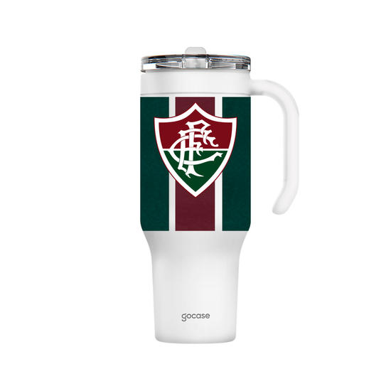  Copo Térmico Life + Ebook - Fluminense - Uniforme 1 2025