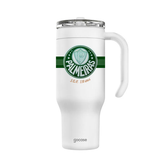 Copo Térmico Life + Ebook - Palmeiras Uniforme 1