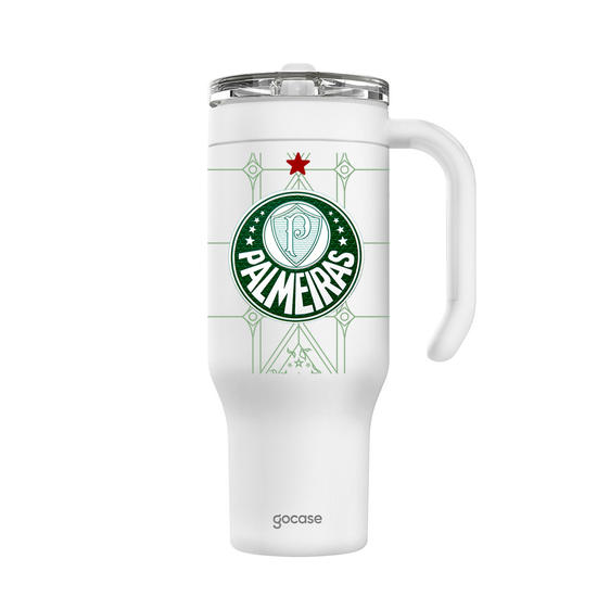 Copo Térmico Life + Ebook - Palmeiras - Uniforme 1 2025