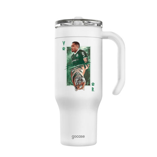 Copo Térmico Life + Ebook - Palmeiras - Vitor Roque