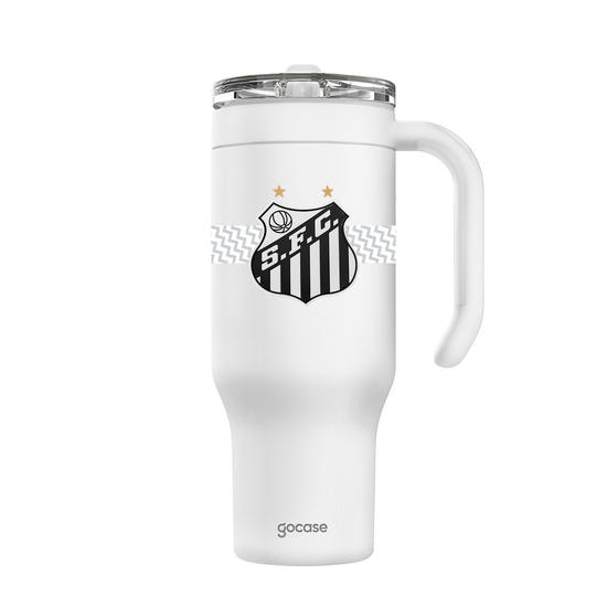 Copo Térmico Life + Ebook - Santos - Uniforme 1 2025