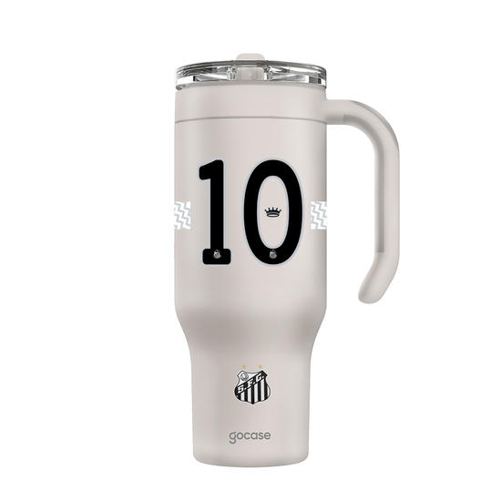Copo Térmico Life + Ebook - Santos - Uniforme 1 2025 P