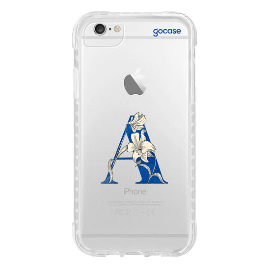 Capinha para celular  Classic Blue Initial