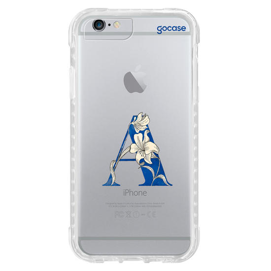 Capinha para celular  Classic Blue Initial