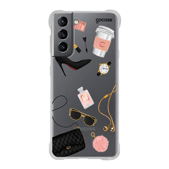 Capinha para celular Moda Elegante Manuscrita