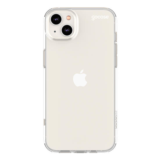 Capinha para celular Clear Logo White