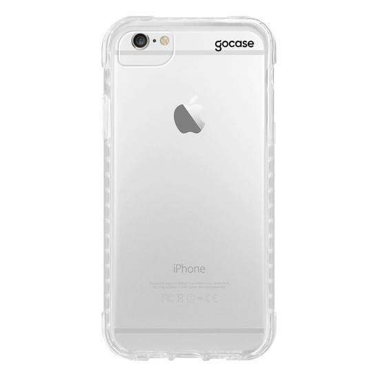 Capinha para celular Clear Logo Black