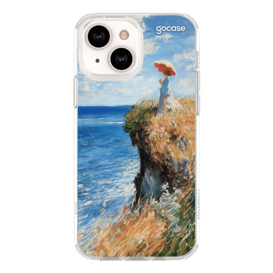 Monet - Caminhada no Penhasco Phone Case