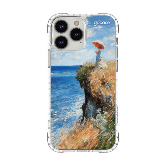 Capinha para celular Monet - Caminhada no Penhasco