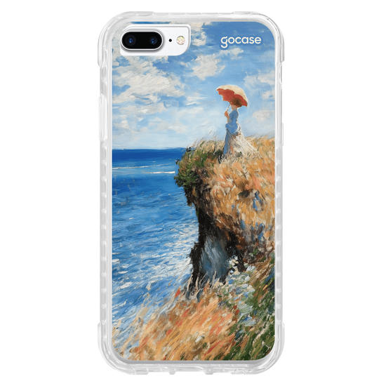 Capinha para celular Monet - Caminhada no Penhasco