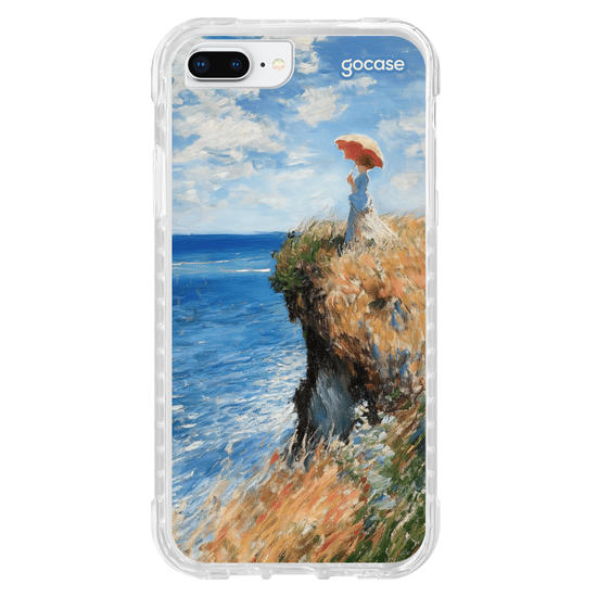 Capinha para celular Monet - Caminhada no Penhasco