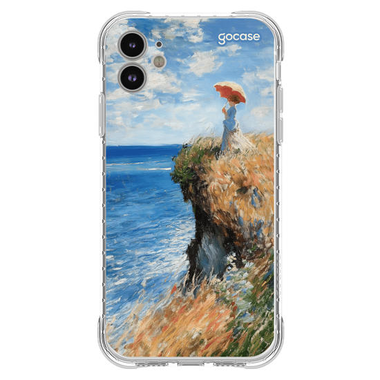 Capinha para celular Monet - Caminhada no Penhasco