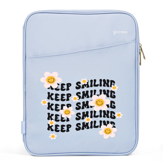 Capa Para Notebook Slim - Keep Smiling - Flower