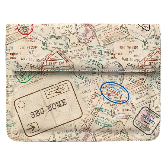 Capa para Notebook - Passaporte Personalizada