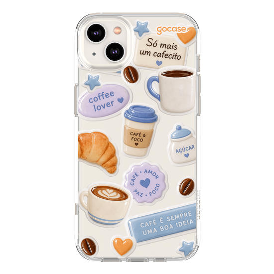 Capinha para celular  Coffee Lover Stickers