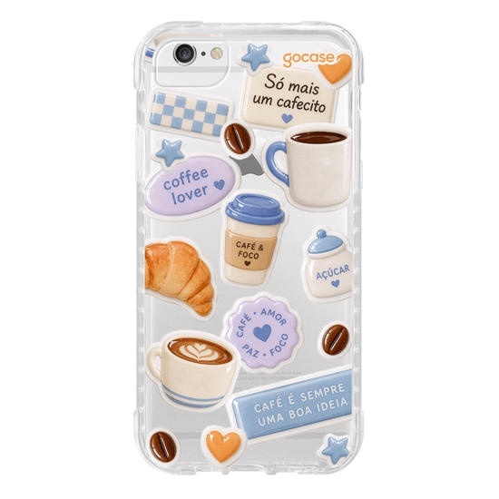 Capinha para celular  Coffee Lover Stickers