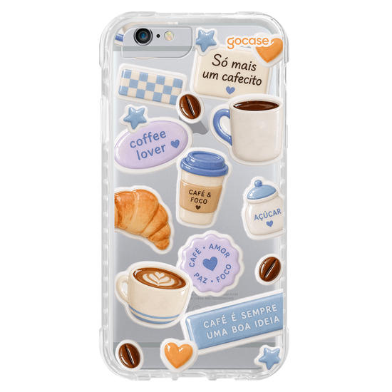 Capinha para celular  Coffee Lover Stickers