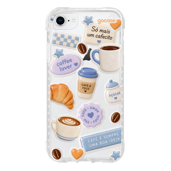 Capinha para celular  Coffee Lover Stickers