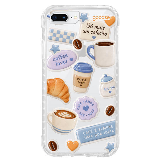 Capinha para celular  Coffee Lover Stickers