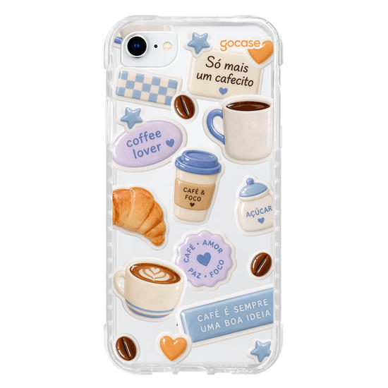 Capinha para celular  Coffee Lover Stickers