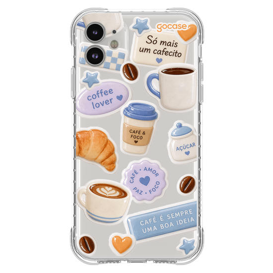 Capinha para celular  Coffee Lover Stickers