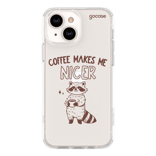 Capinha para celular  Coffee Makes me Nicer