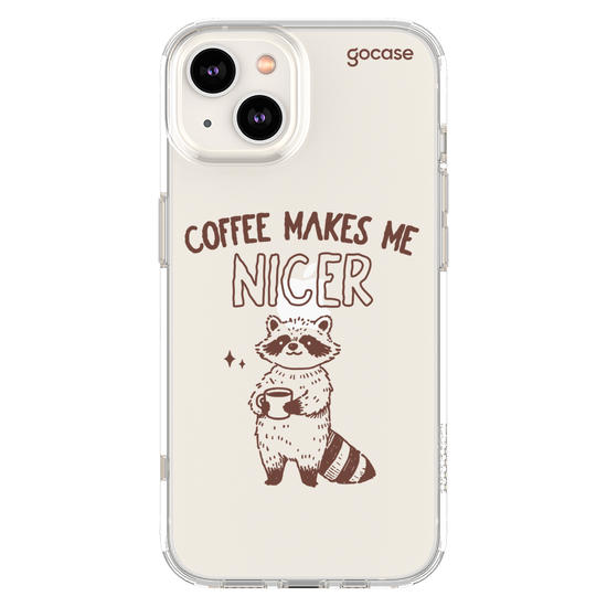 Capinha para celular  Coffee Makes me Nicer