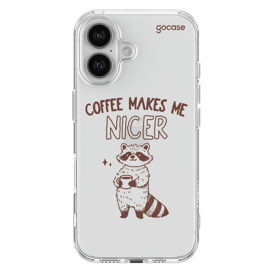 Capinha para celular  Coffee Makes me Nicer