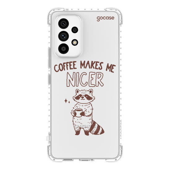 Capinha para celular  Coffee Makes me Nicer