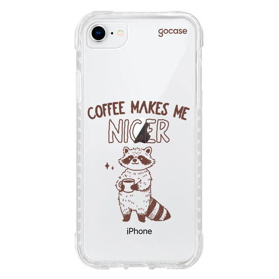 Capinha para celular  Coffee Makes me Nicer