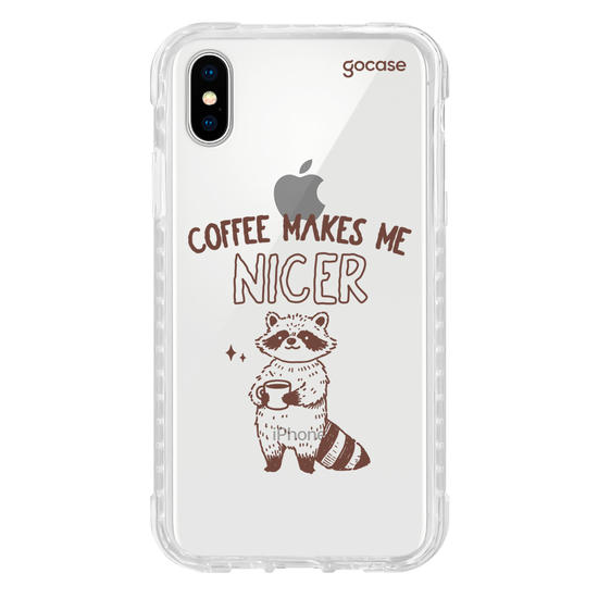 Capinha para celular  Coffee Makes me Nicer